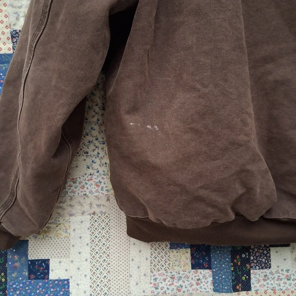 Vintage Carhartt J160 CHT Chestnut Size XL Active Sandstone Canvas Jacket Hooded